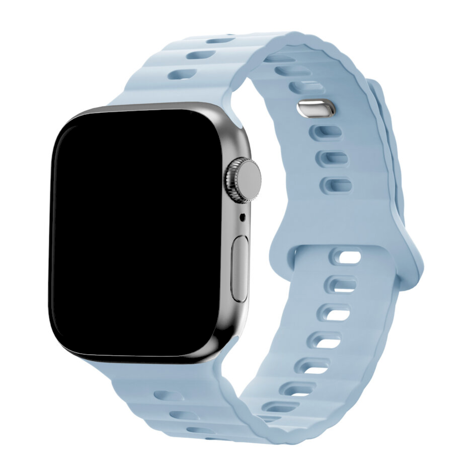 Bracelet silicone Wave Apple Watch - Bleu