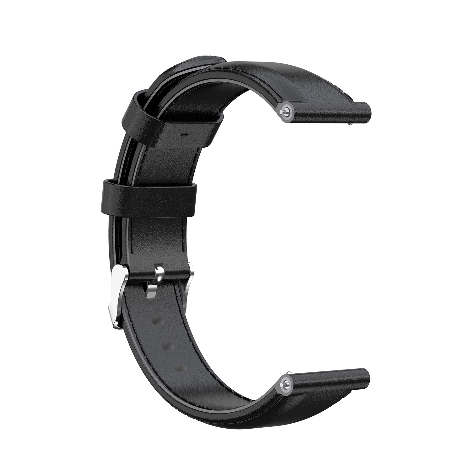 Bracelet en cuir Garmin Vivoactive / Vivomove - noir