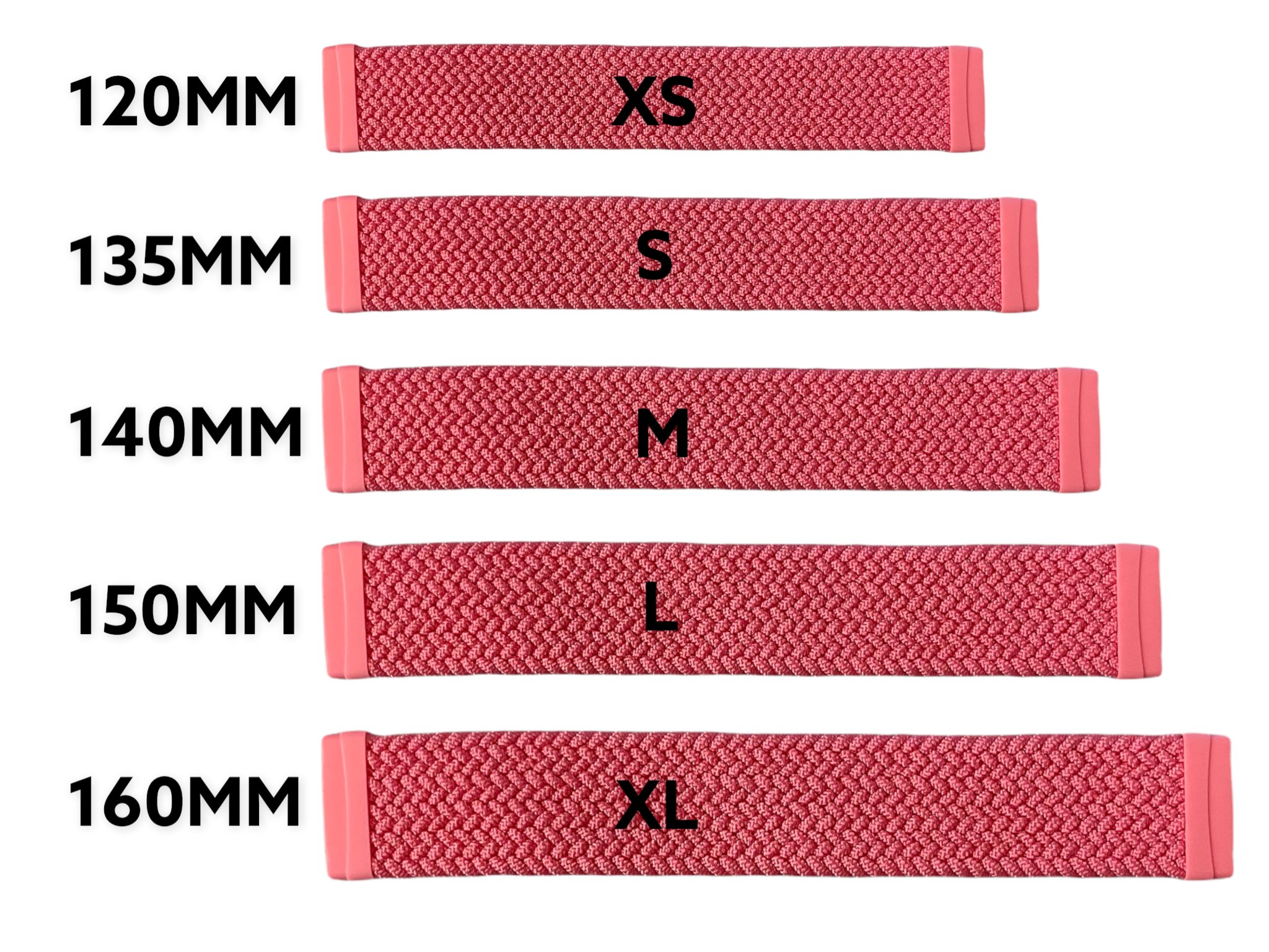 Bracelet nylon Boucle unique tressé Fitbit Versa 3 / Sense - coloré brillant