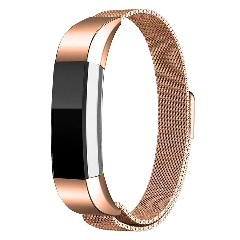 Bracelet milanais Fitbit Alta - or rose