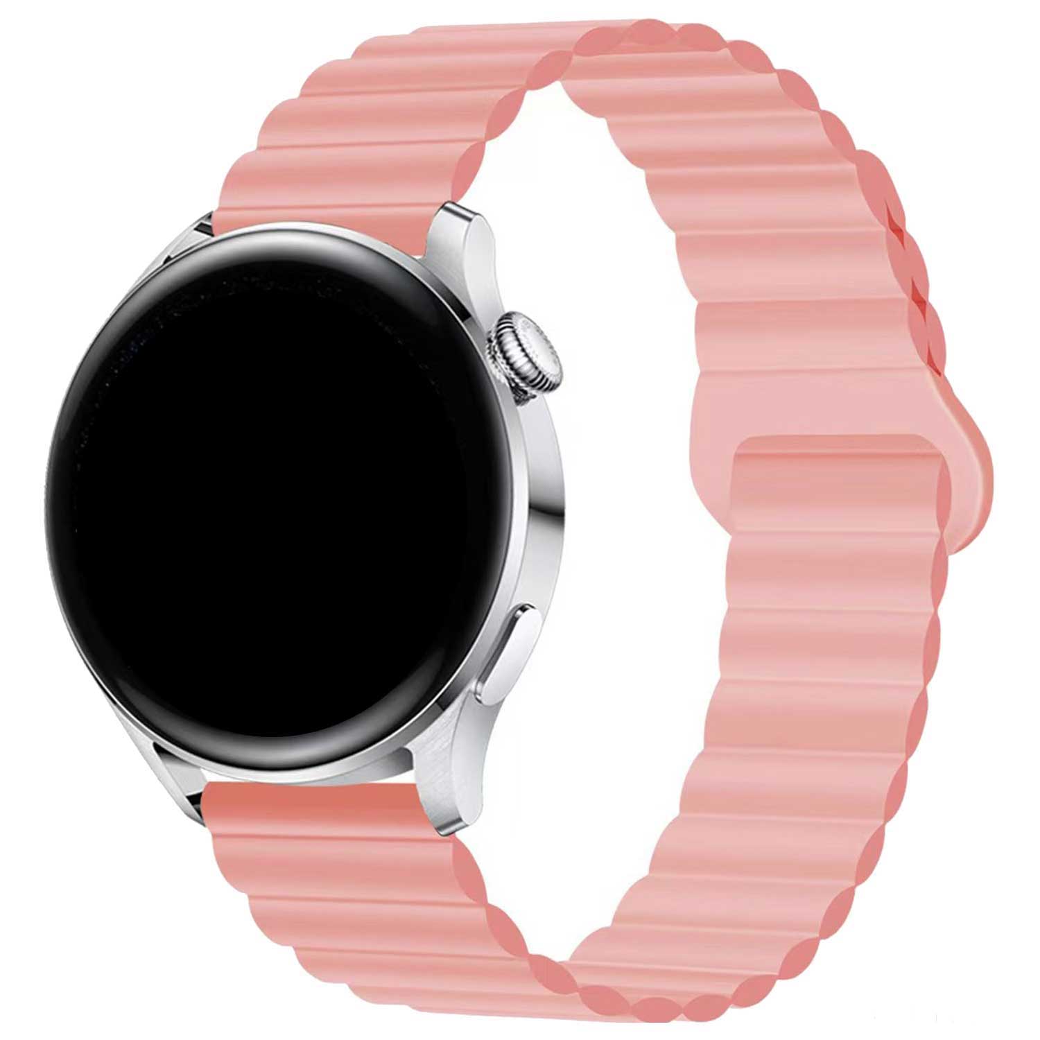 Bracelet magnétique en silicone Samsung Galaxy Watch 5 - rose