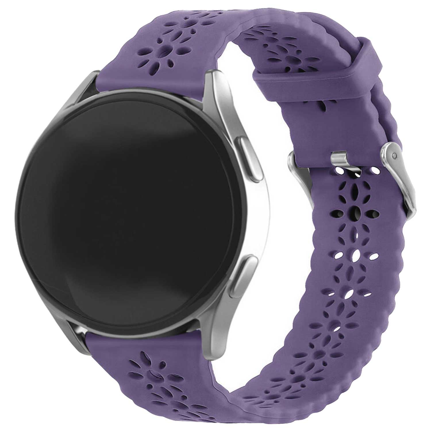 Bracelet de silicone brillante Samsung Galaxy Watch 7 - violet