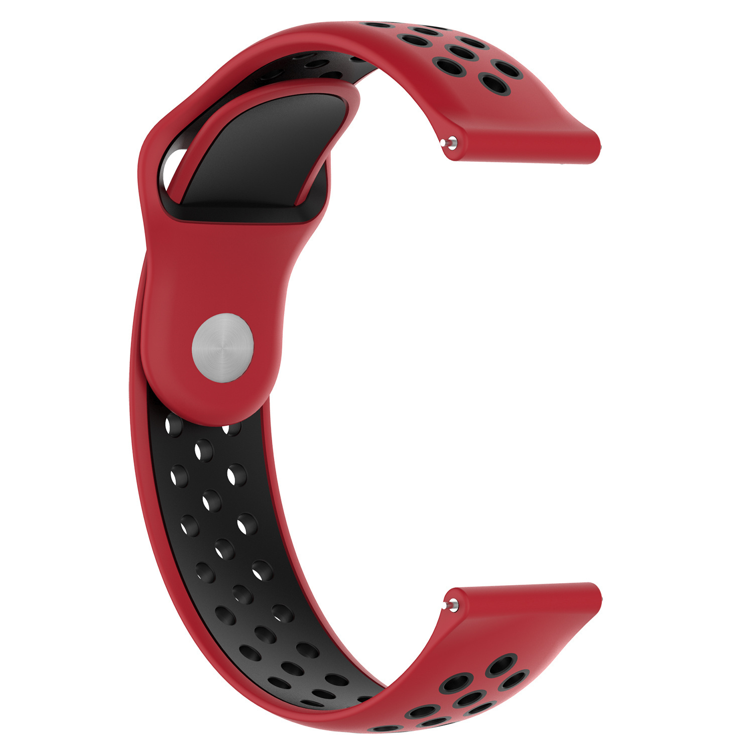 Bracelet sport double Samsung Galaxy Watch - rouge noir