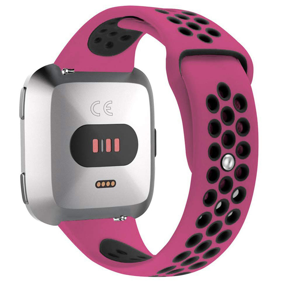 Bracelet sport double Fitbit Versa - violet noir