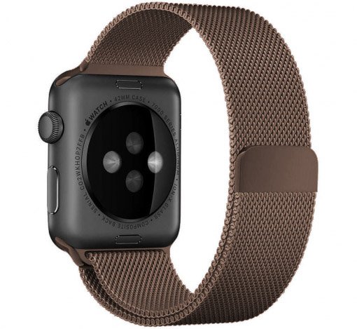 Bracelet milanais Apple Watch - marron