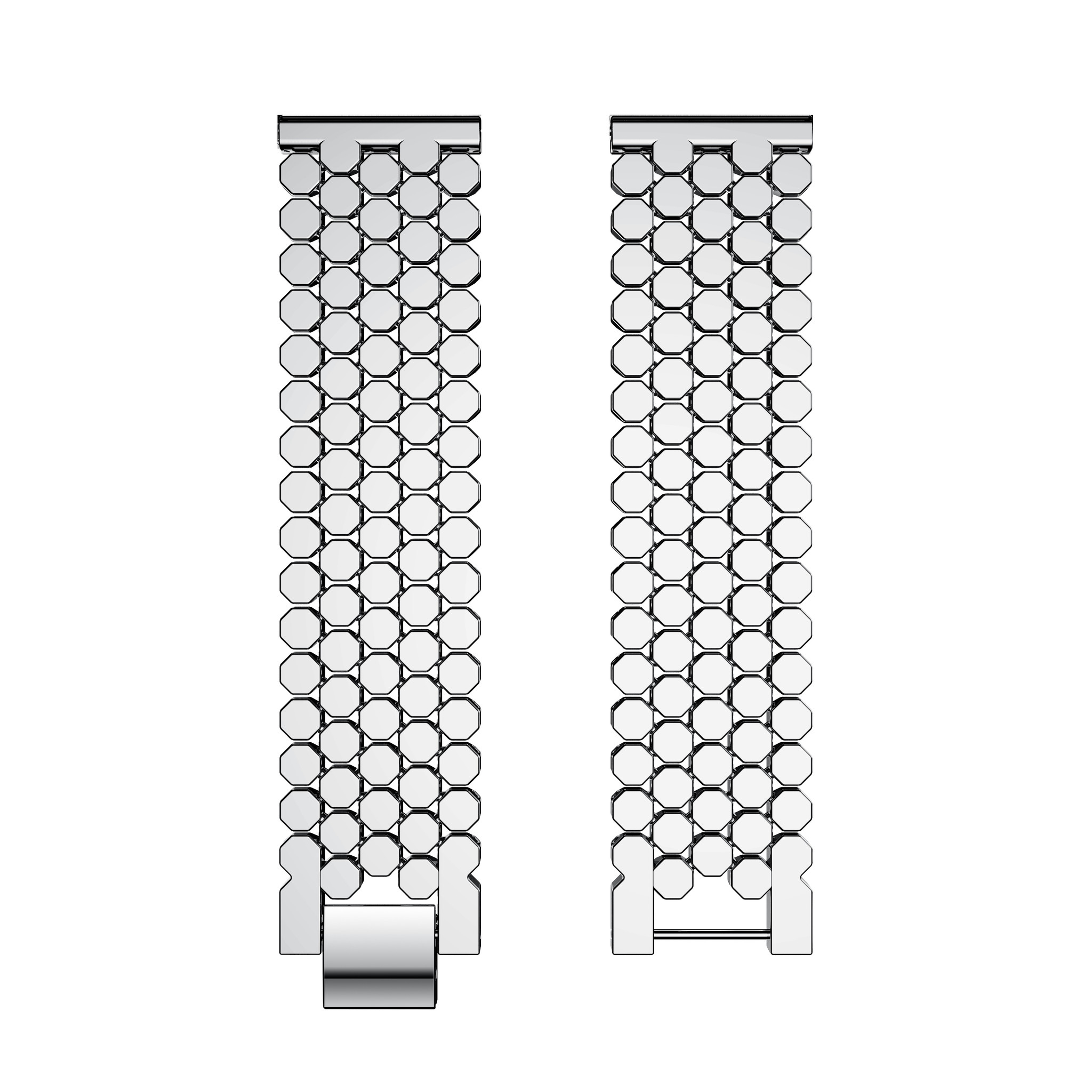 Bracelet acier poisson Samsung Galaxy Watch - argent