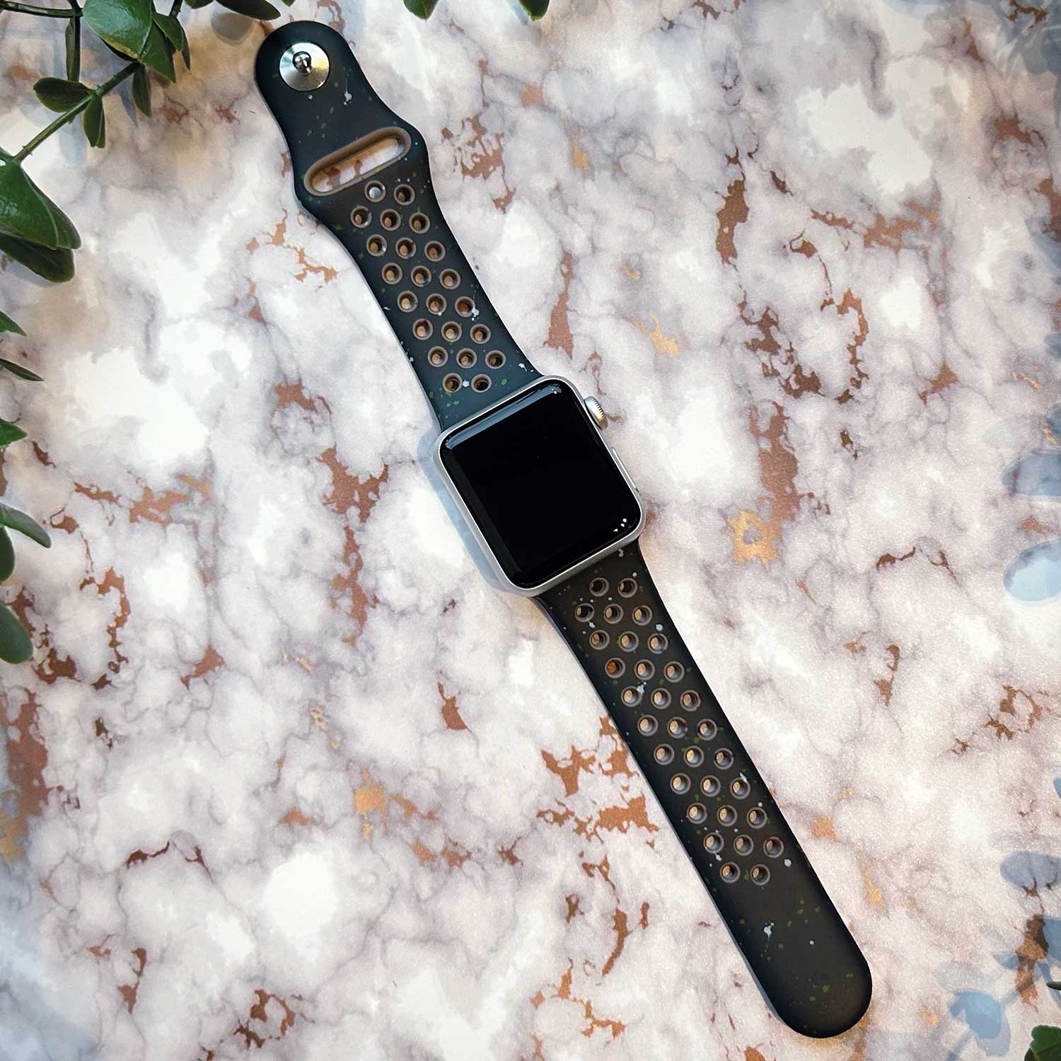 Bracelet sport double Apple Watch - ciel de minuit