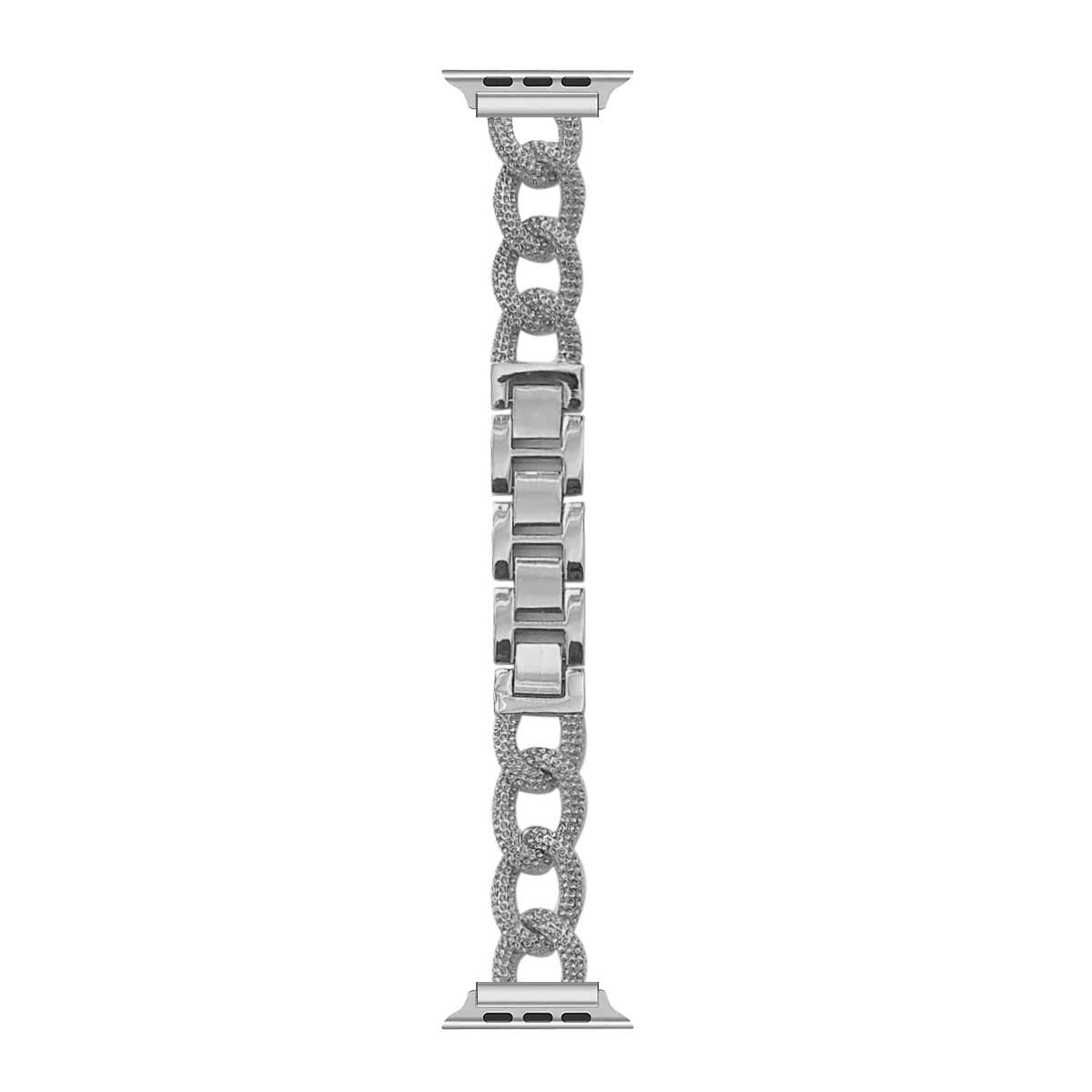 Bracelet acier maillon Chain Apple Watch - Argent