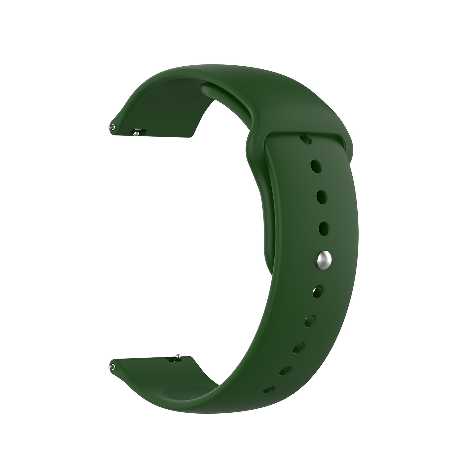 Bracelet sport en silicone Samsung Galaxy Watch - vert armée