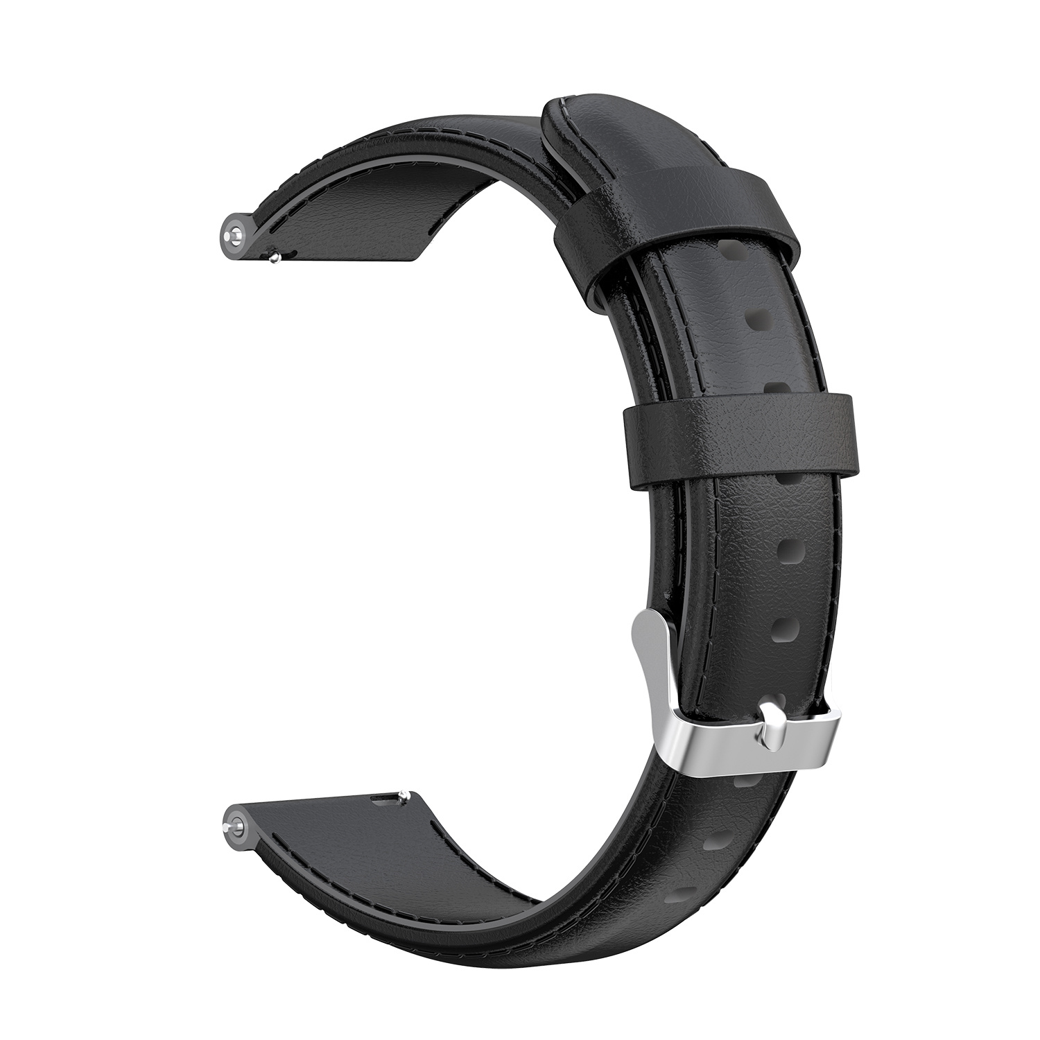 Bracelet en cuir Garmin Vivoactive / Vivomove - noir