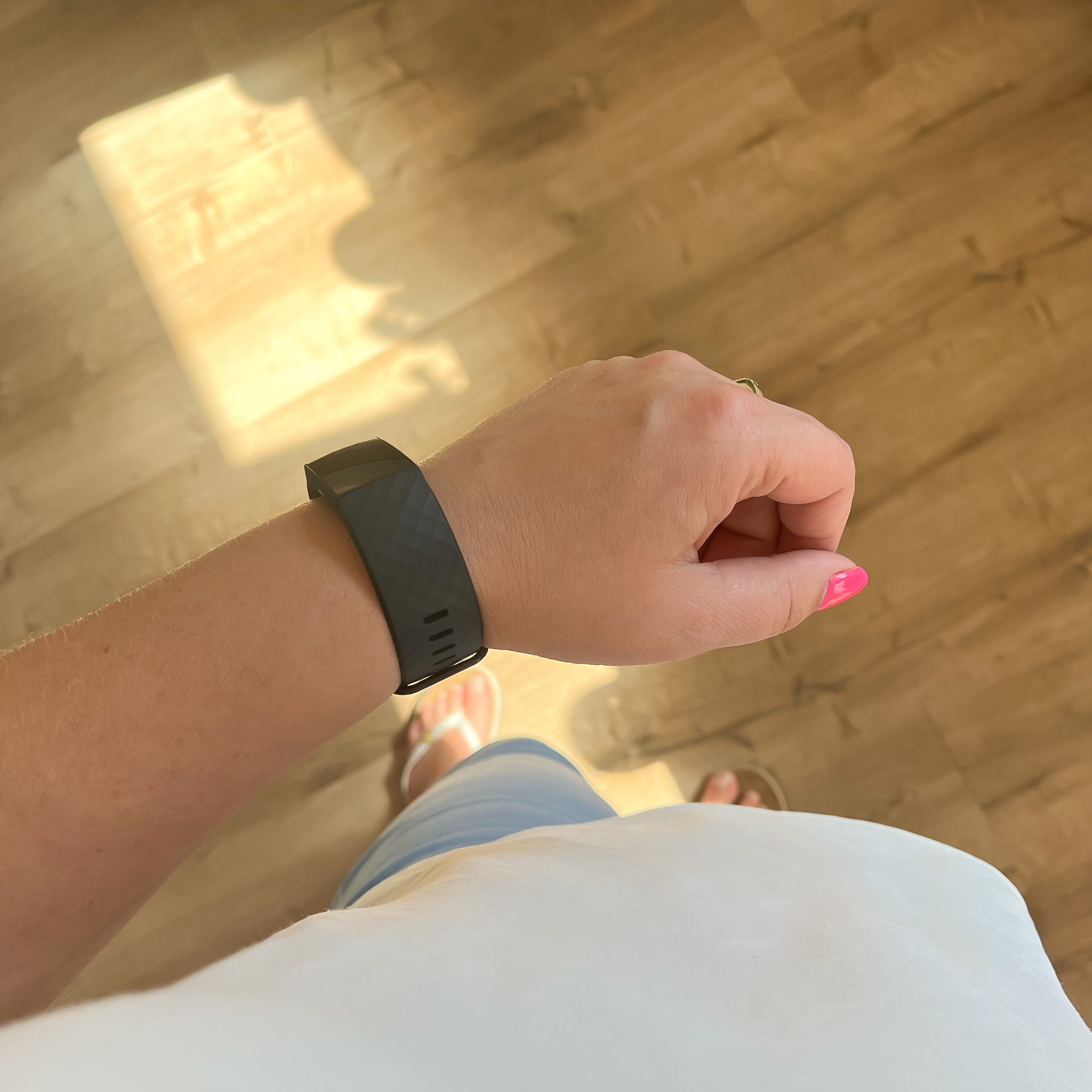 Bracelet sport gaufré Fitbit Charge 3 & 4 - noir