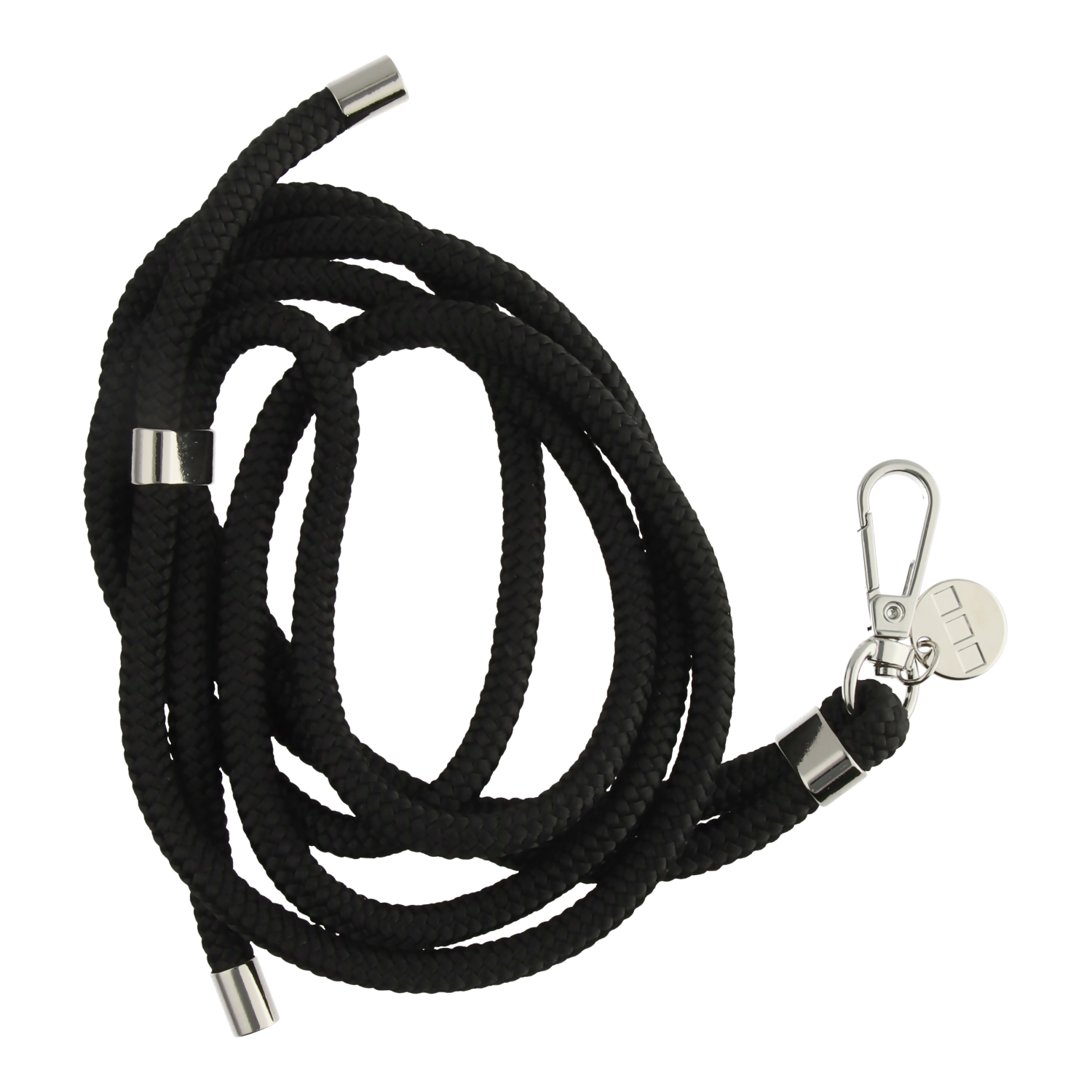 Cordon téléphone Longa - noir - argent