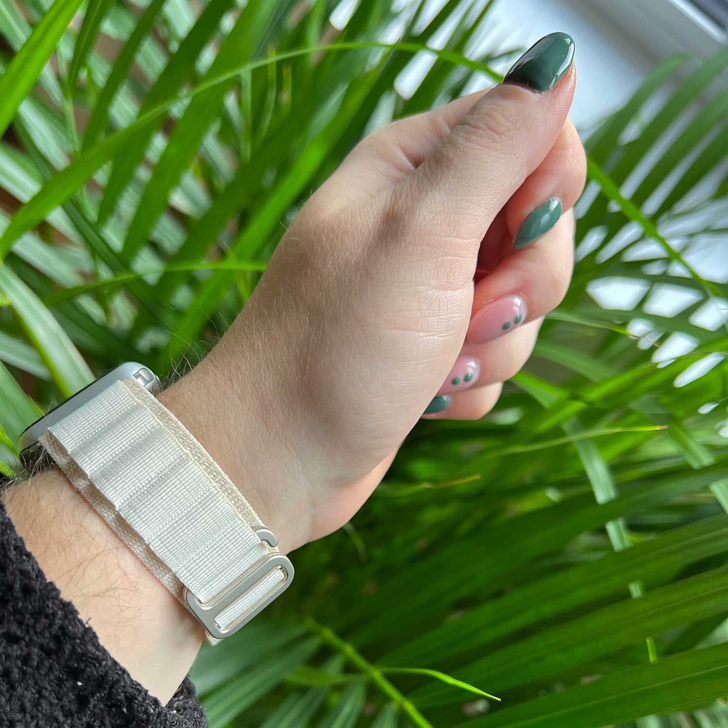 Bracelet Alpine en nylon Apple Watch - lumière stellaire