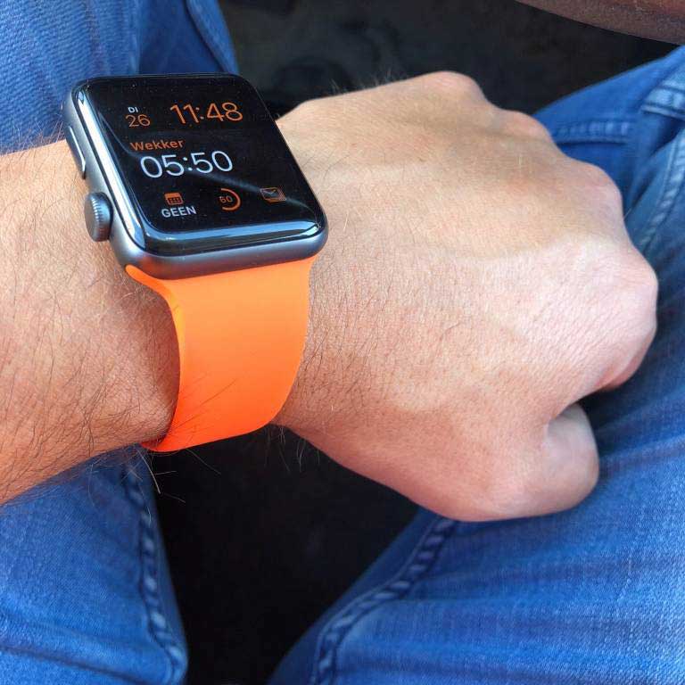 Bracelet sport Apple Watch - orange