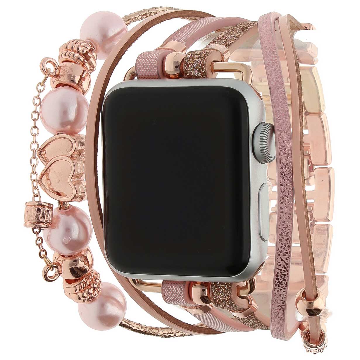 Bracelet à bijoux Apple Watch – Liz or rose