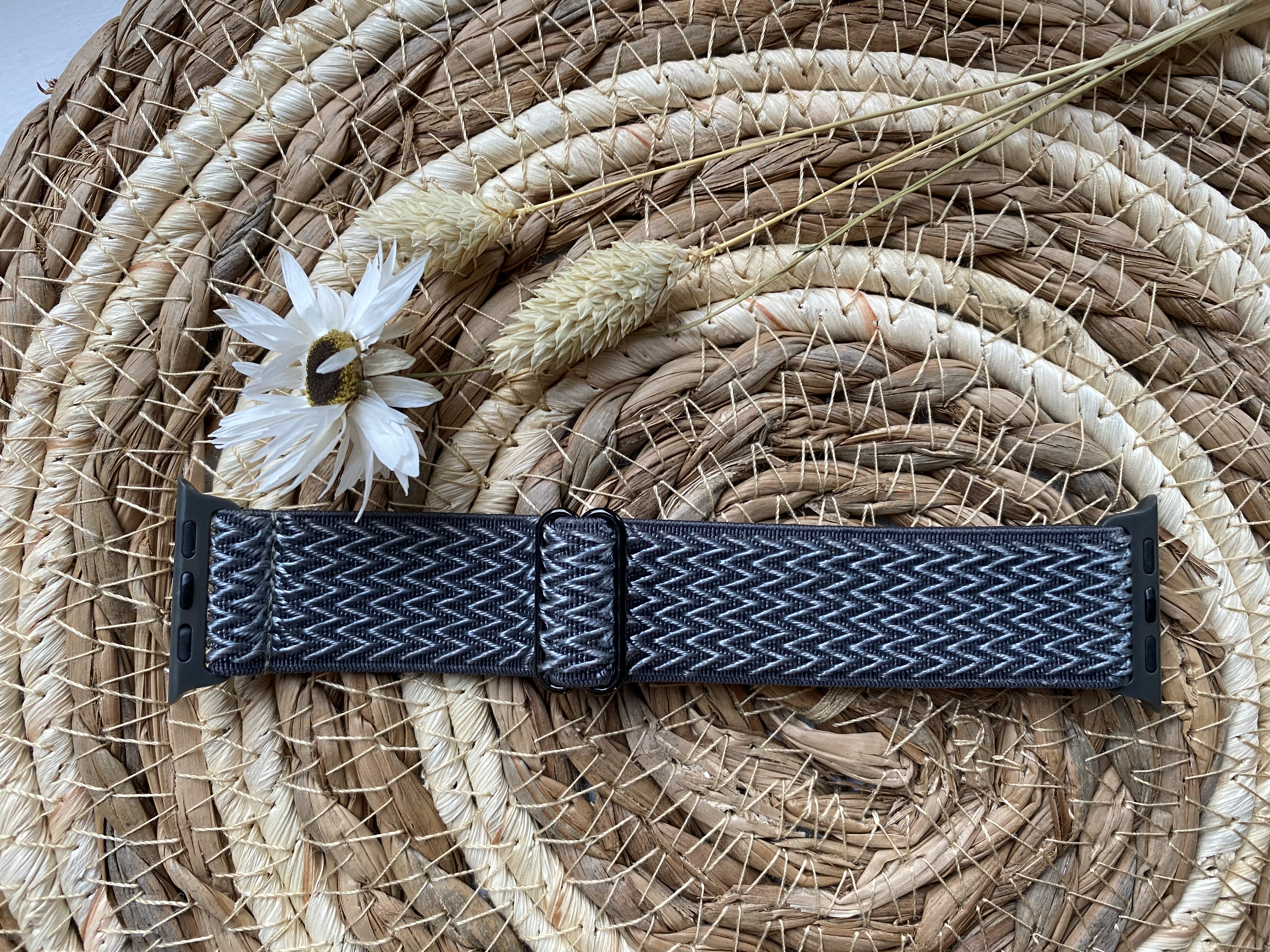 Bracelet nylon solo Apple Watch - gris orage