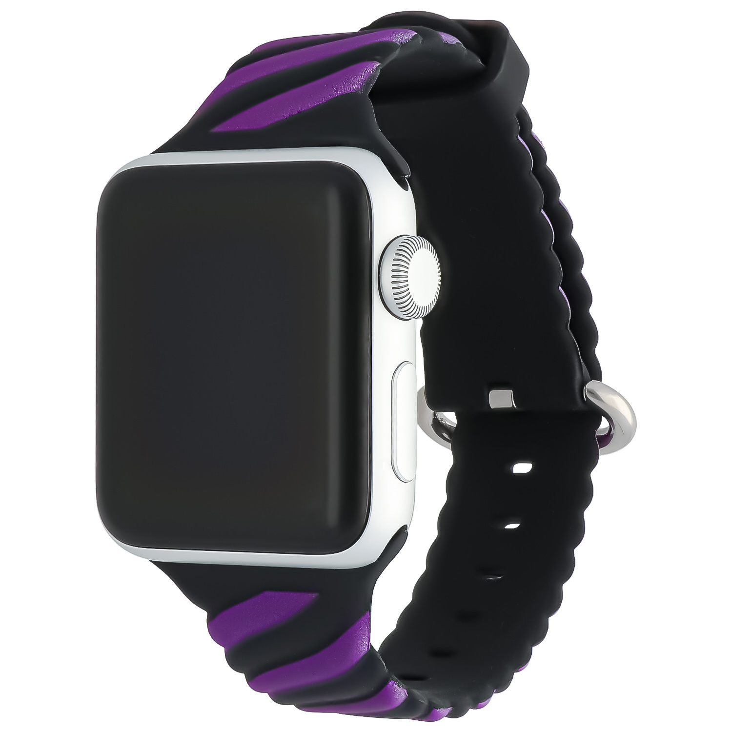 Bracelet sport swirl Apple Watch - noir violet