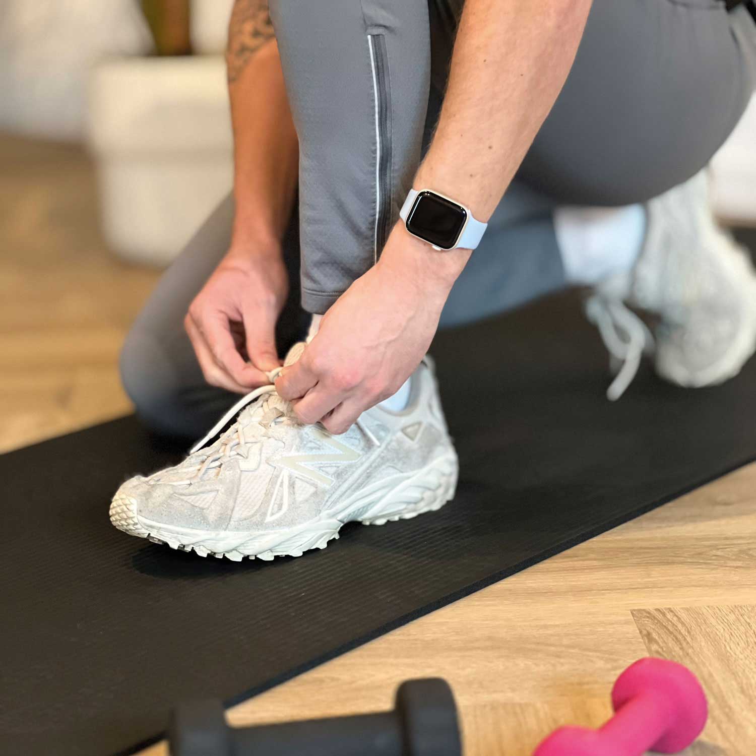 Bracelet sport Apple Watch - bleu clair