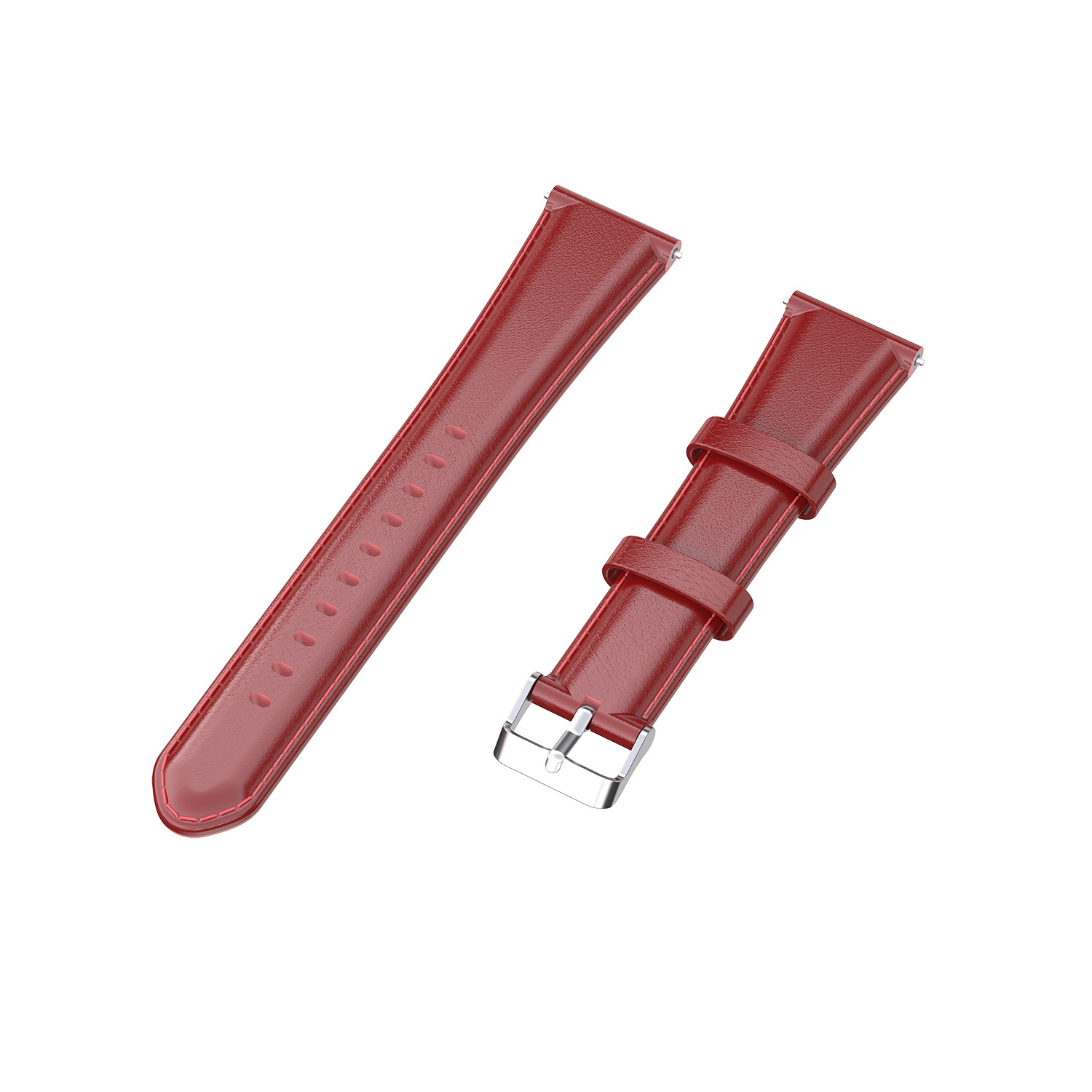 Bracelet en cuir Samsung Galaxy Watch - rouge