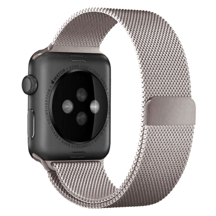 Bracelet milanais Apple Watch - lumière stellaire