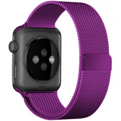 Bracelet milanais Apple Watch - violet