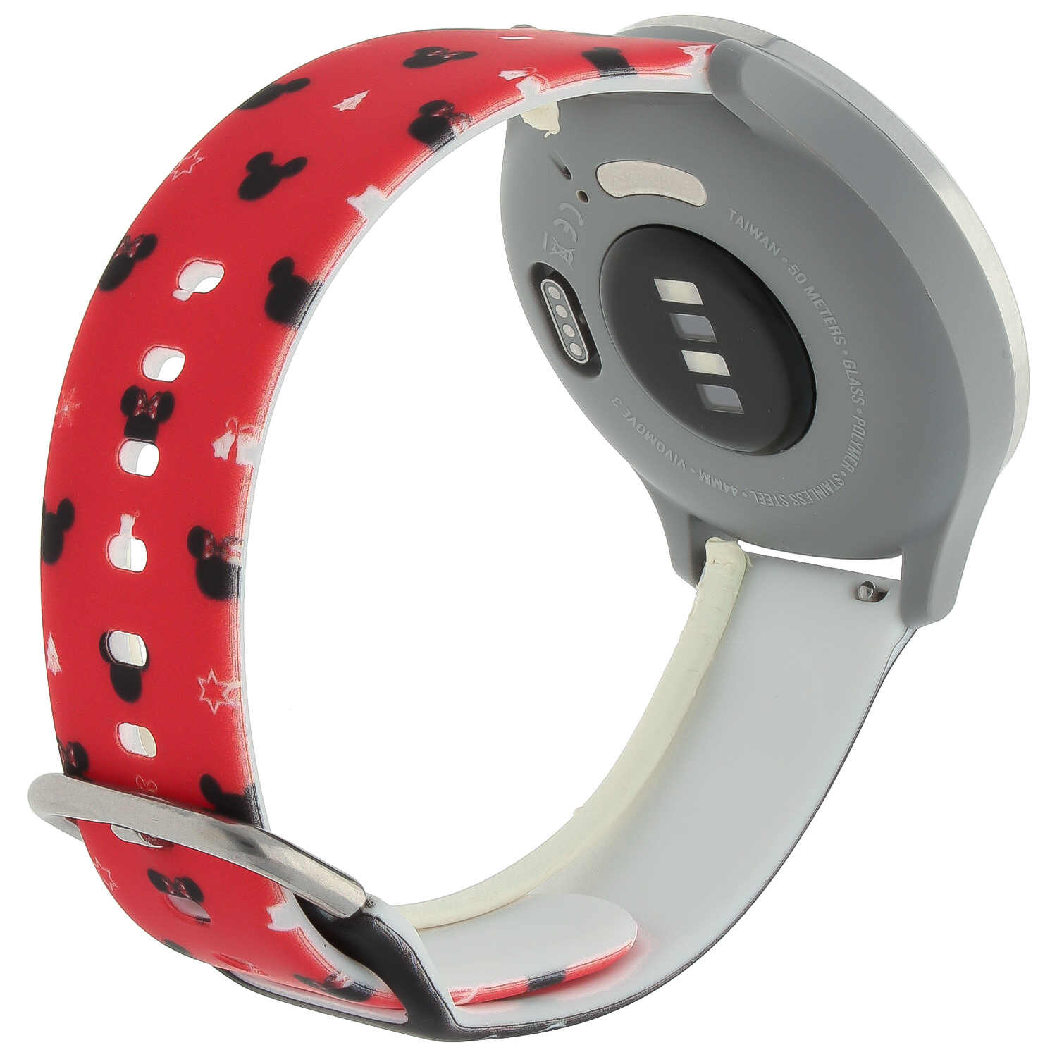 Bracelet sport imprimé Polar - Noël noir rouge