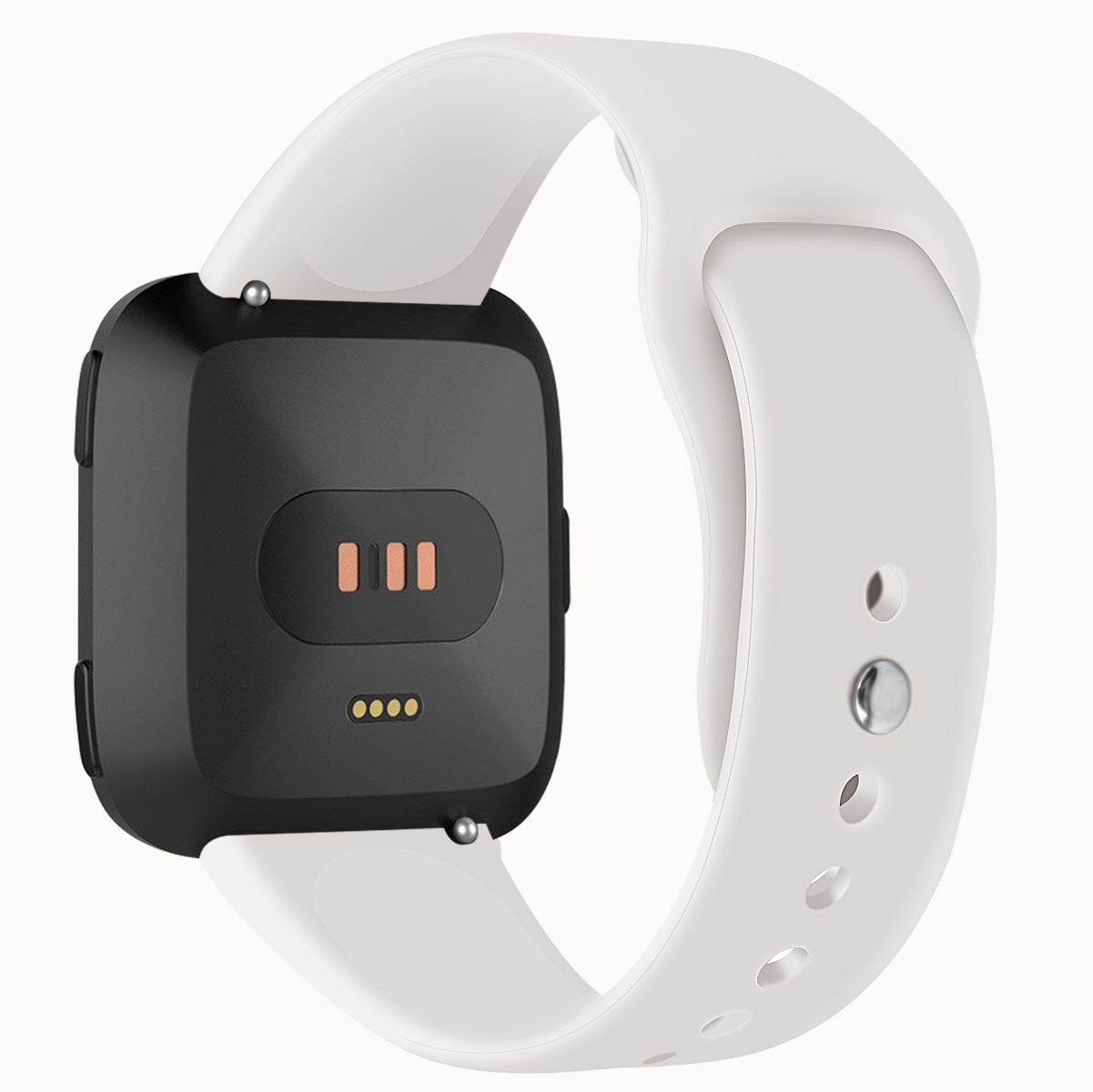 Bracelet sport en silicone Fitbit Versa - abricot
