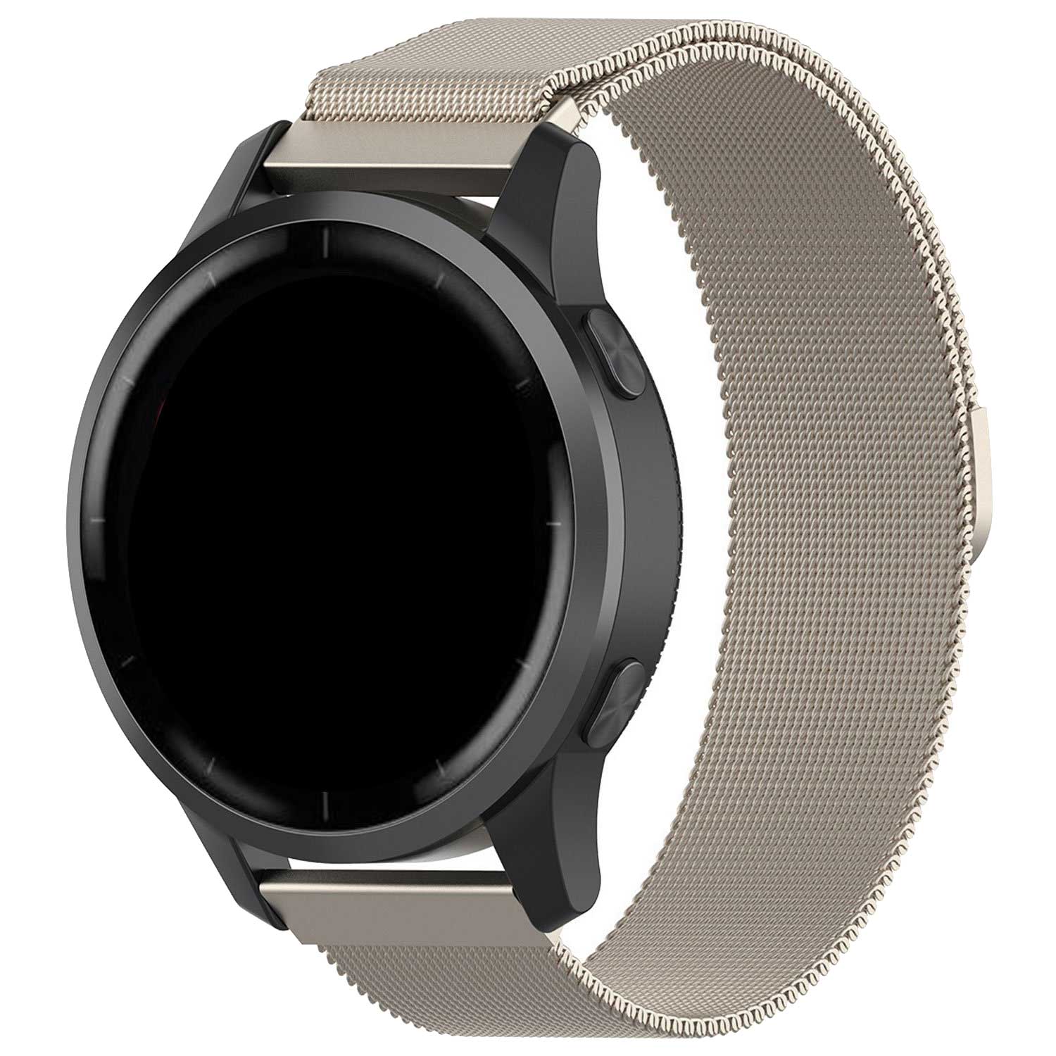 Bracelet milanais magnétique Samsung Galaxy Watch 5 - lumière stellaire