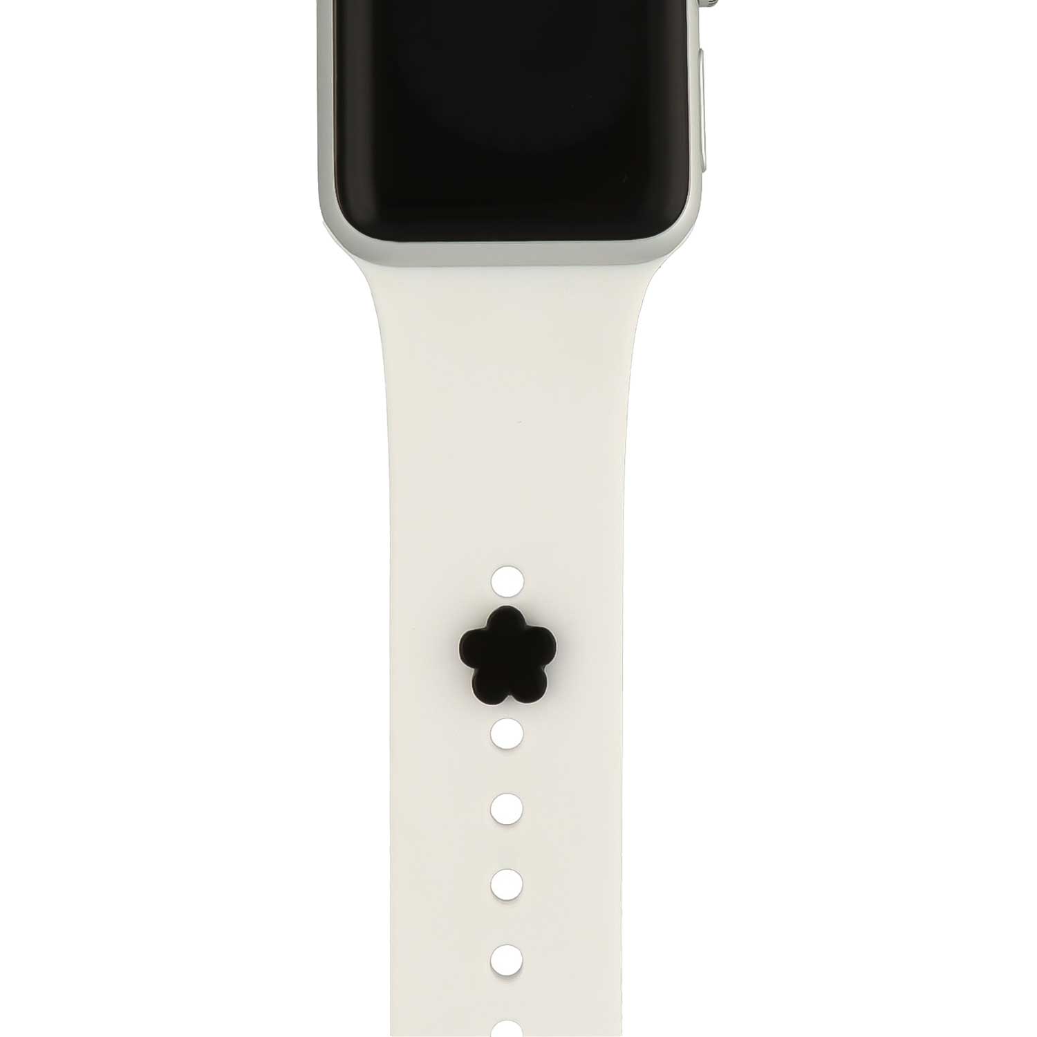 Bijoux Apple Watch - fleur noir