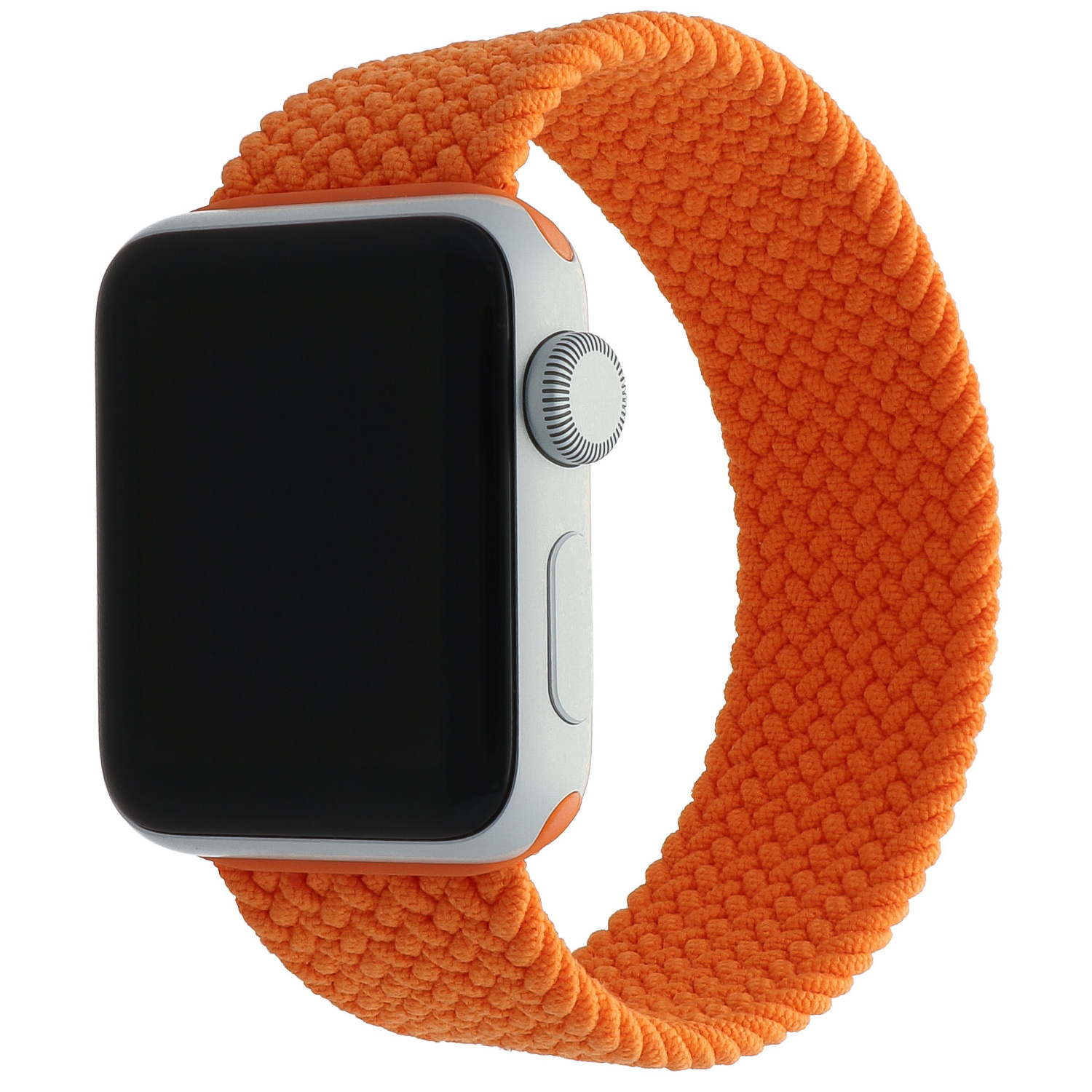 Bracelet nylon Boucle unique tressé Apple Watch - coucher de soleil