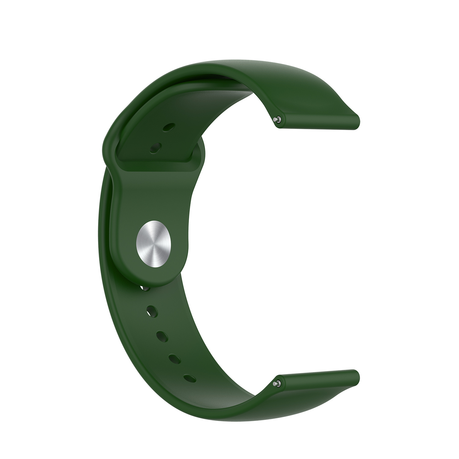 Bracelet sport en silicone Samsung Galaxy Watch - vert armée