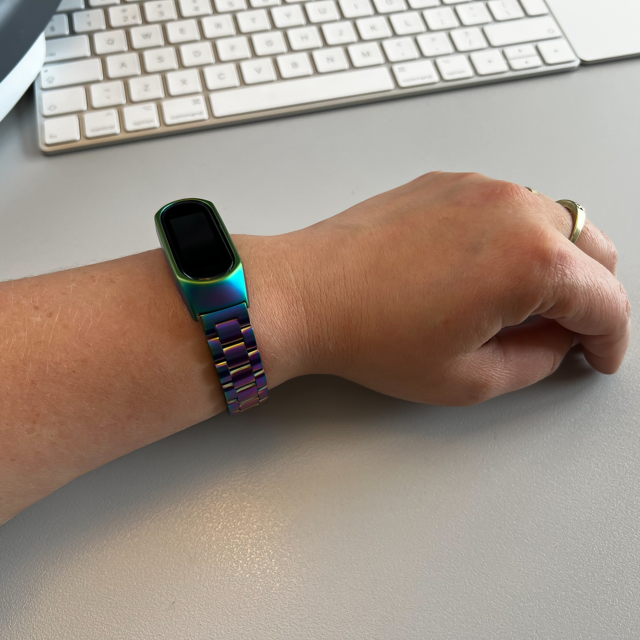 Bracelet acier perles Xiaomi Mi 3/4/5/6 - couleur mate