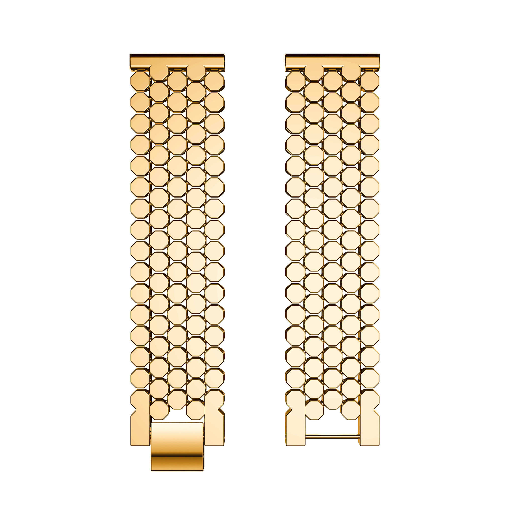 Bracelet acier poisson Huawei Watch GT - or