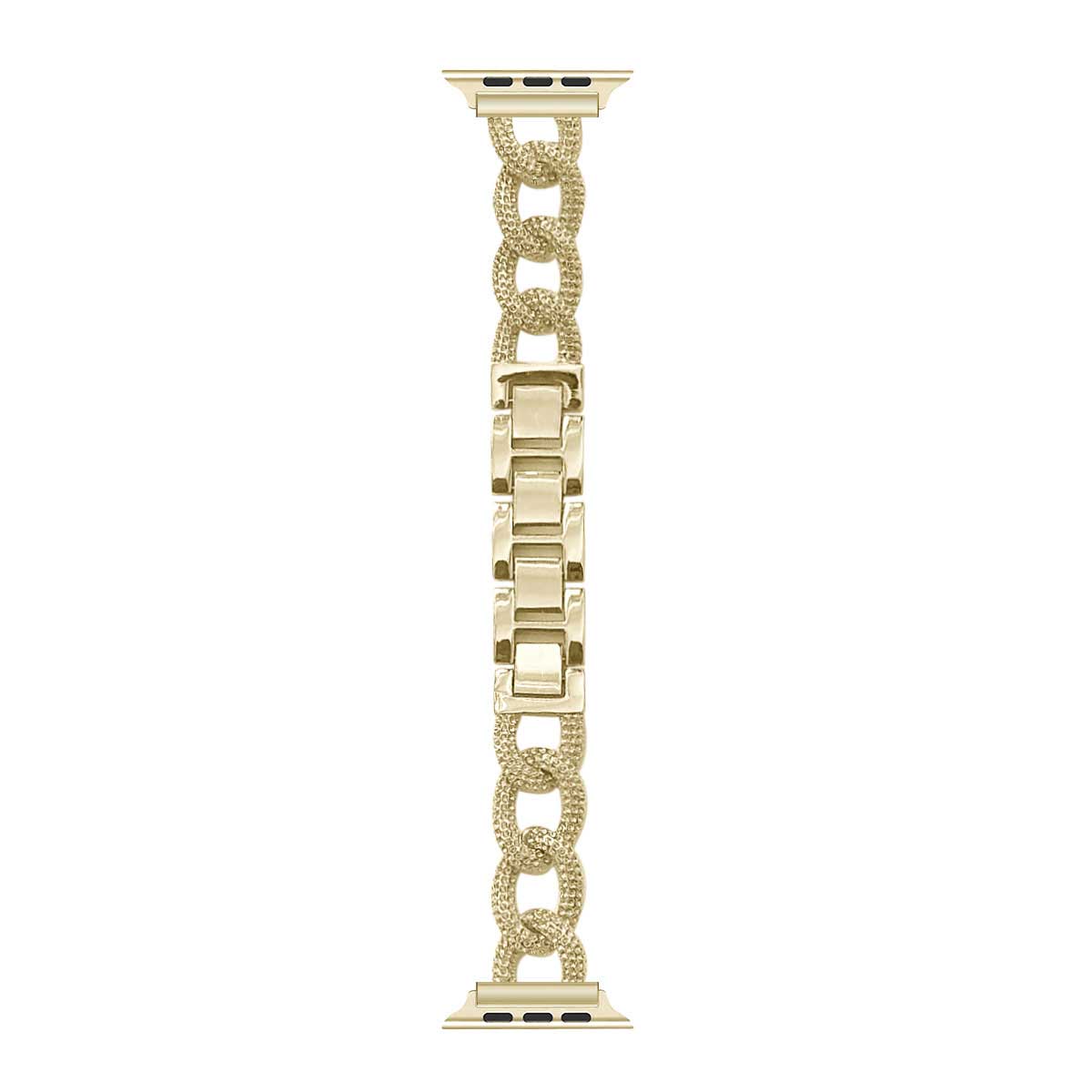 Bracelet acier maillon Chain Apple Watch - Or