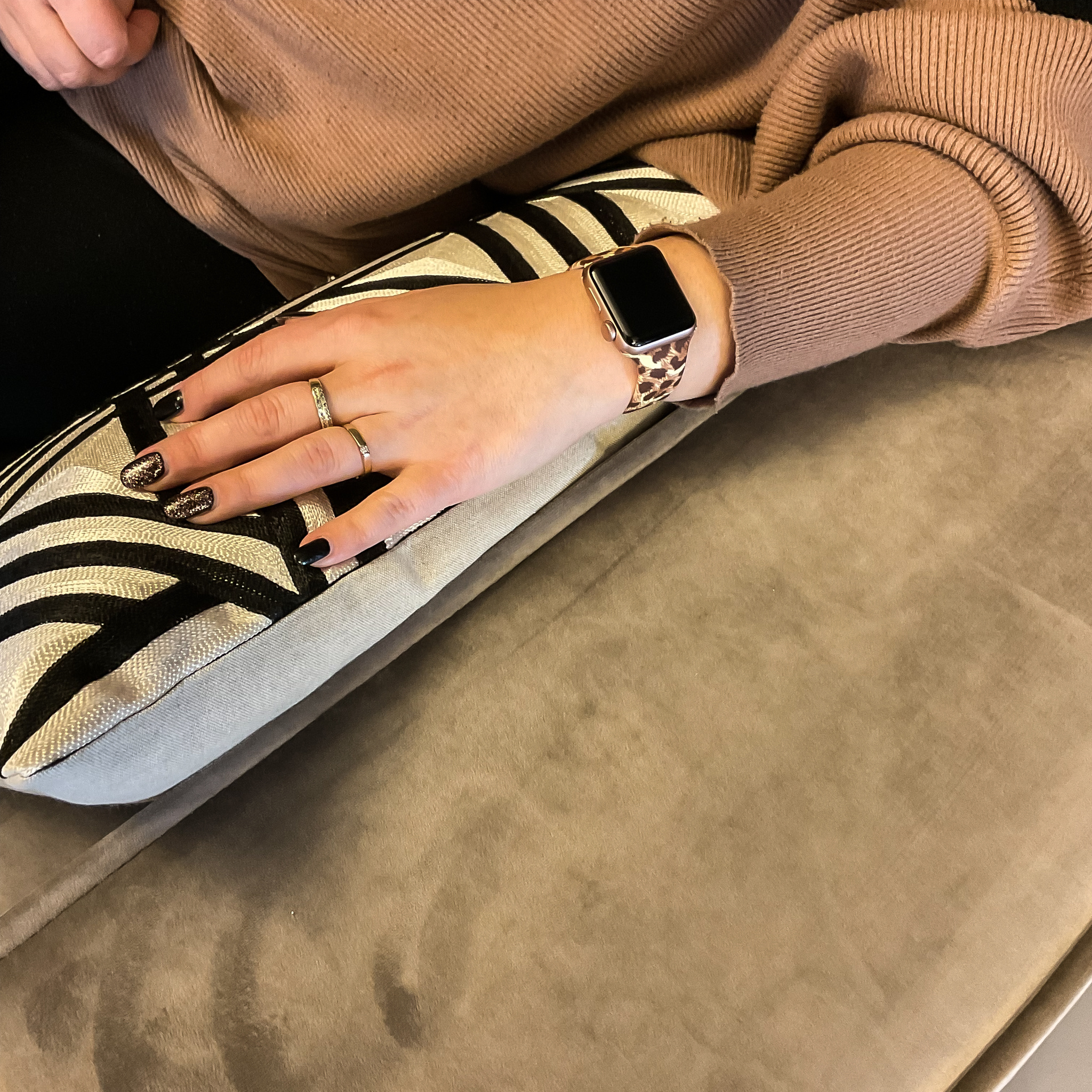 Bracelet sport imprimé Apple Watch - panthère