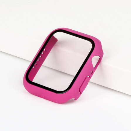 Étui rigide Apple Watch - rose rouge