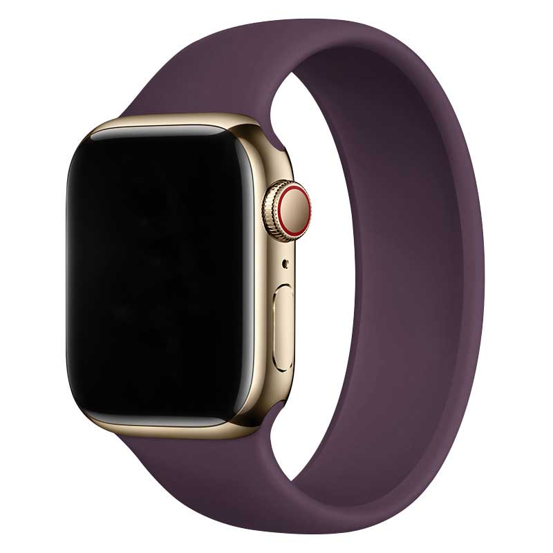 Bracelet sport Boucle unique Apple Watch - cerise foncée