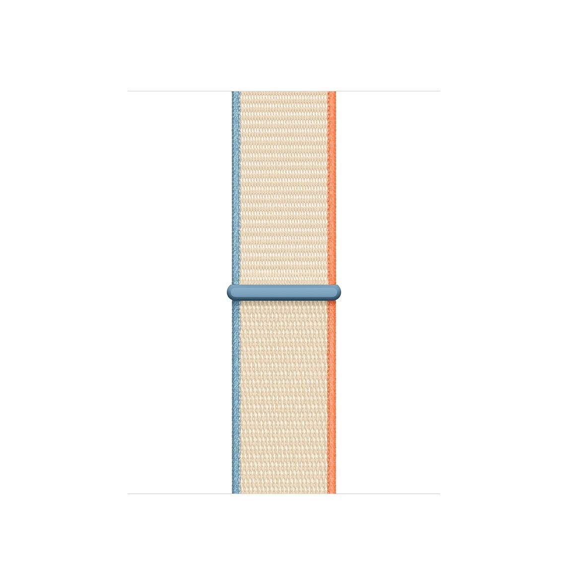 Bracelet boucle sport en nylon Apple Watch sportif - crème