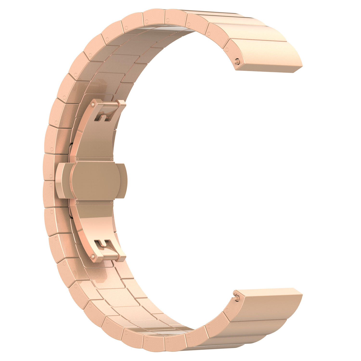 Bracelet acier maillons Huawei Watch GT - or rose