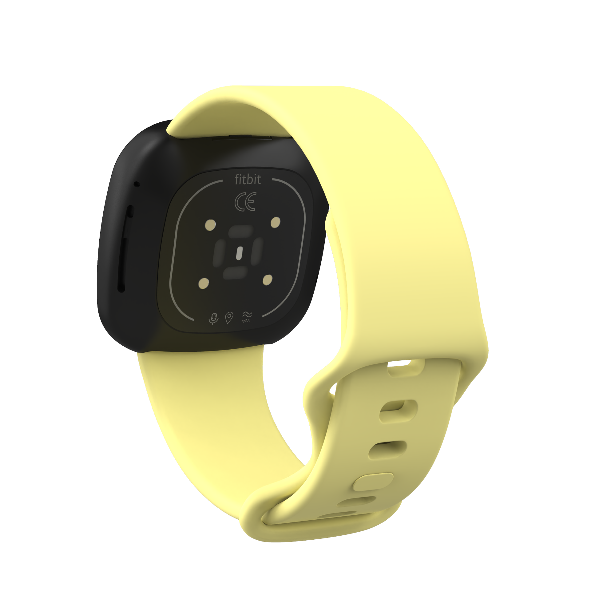 Bracelet sport Fitbit Versa 3 / Sense - jaune