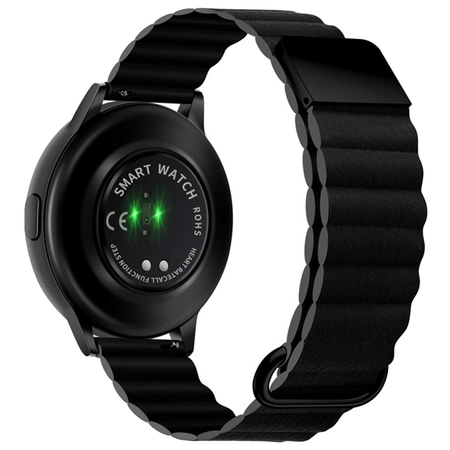 Bracelet en cuir magnétique Samsung Galaxy Watch 7 - noir