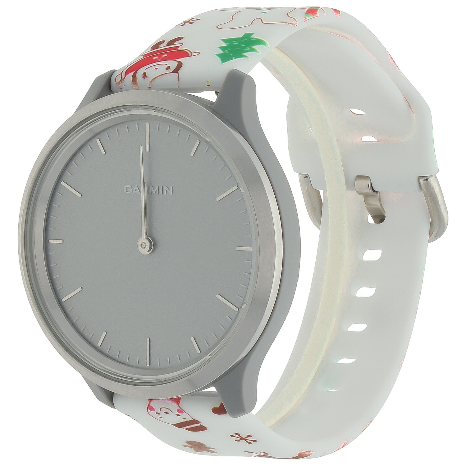Bracelet sport imprimé Polar - Bonhomme de neige de Noël blanc