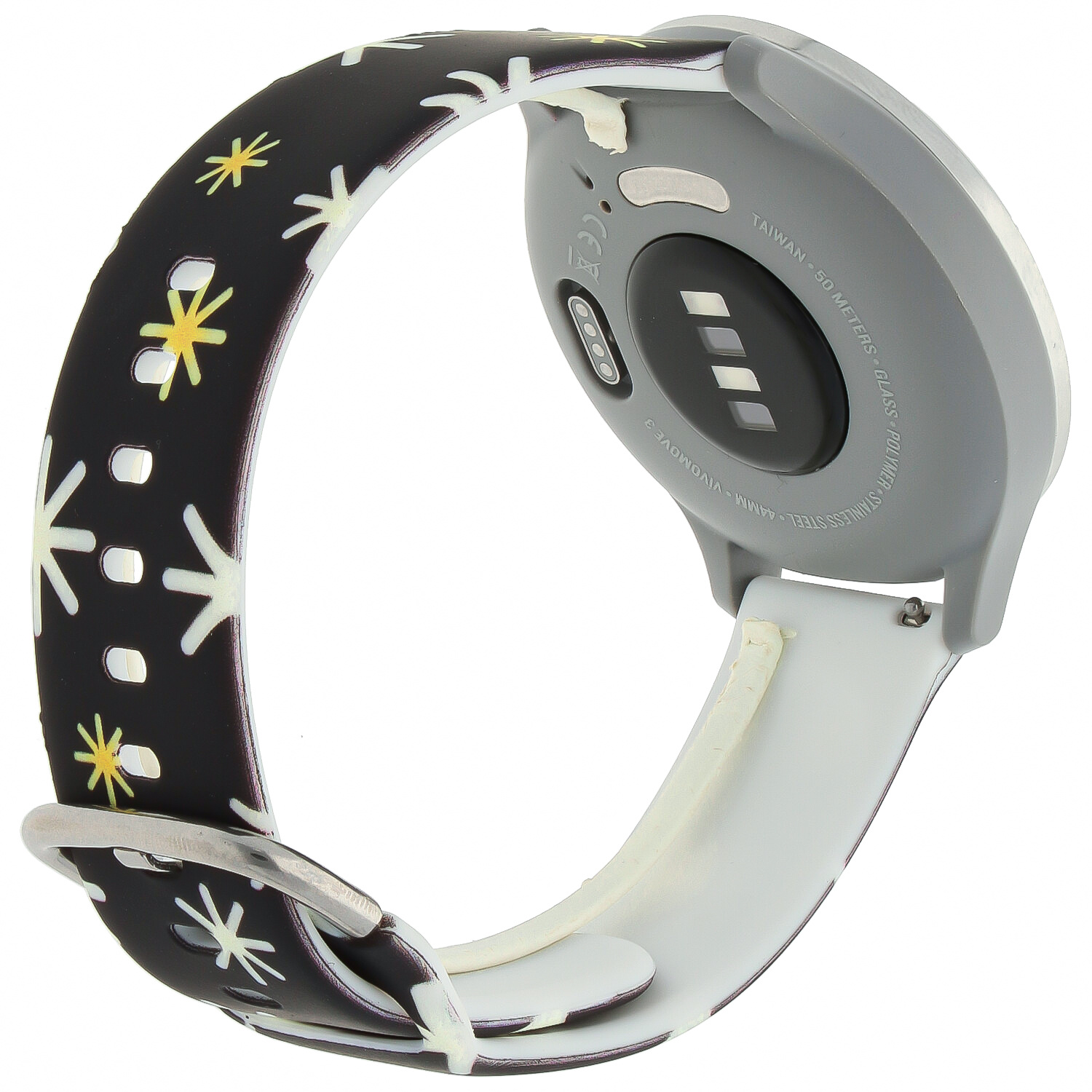Bracelet sport imprimé Samsung Galaxy Watch - noir de Noël