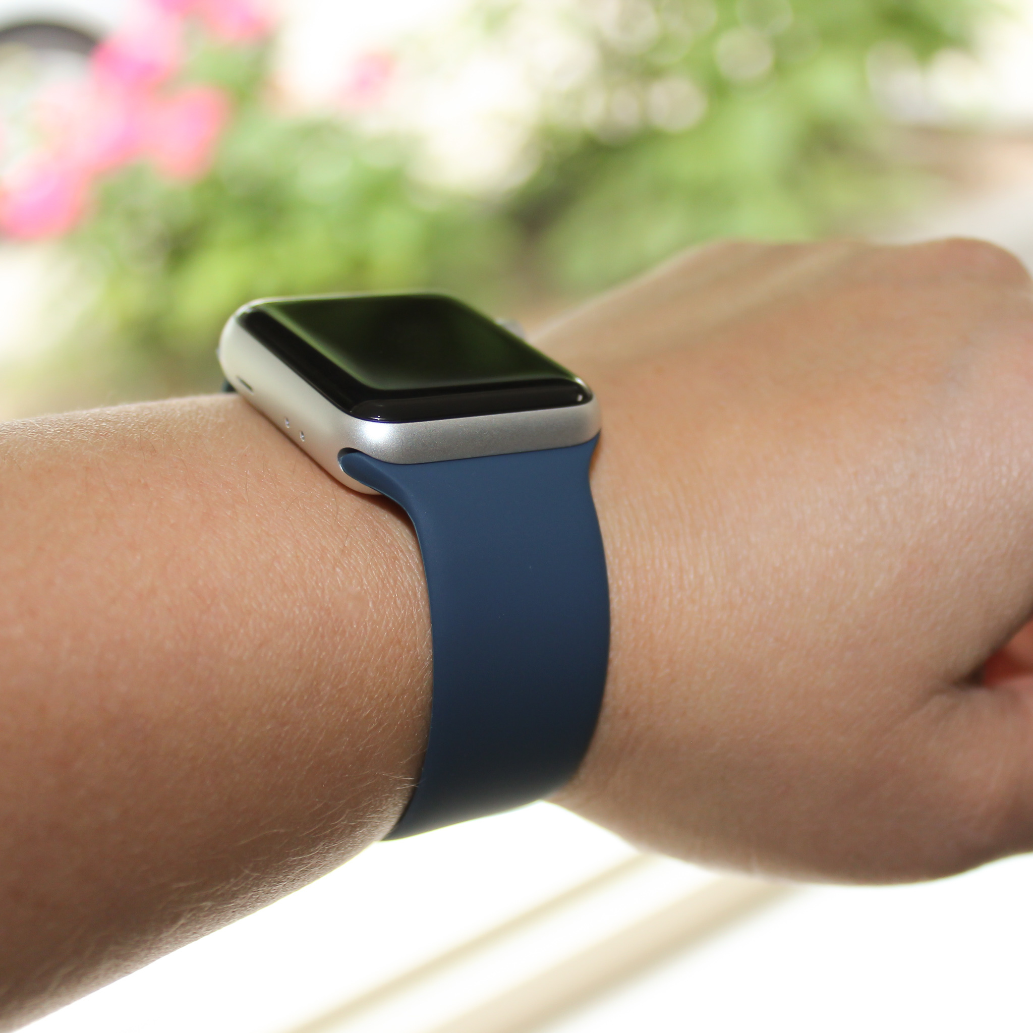 Bracelet sport Boucle unique Apple Watch - bleu abyssal