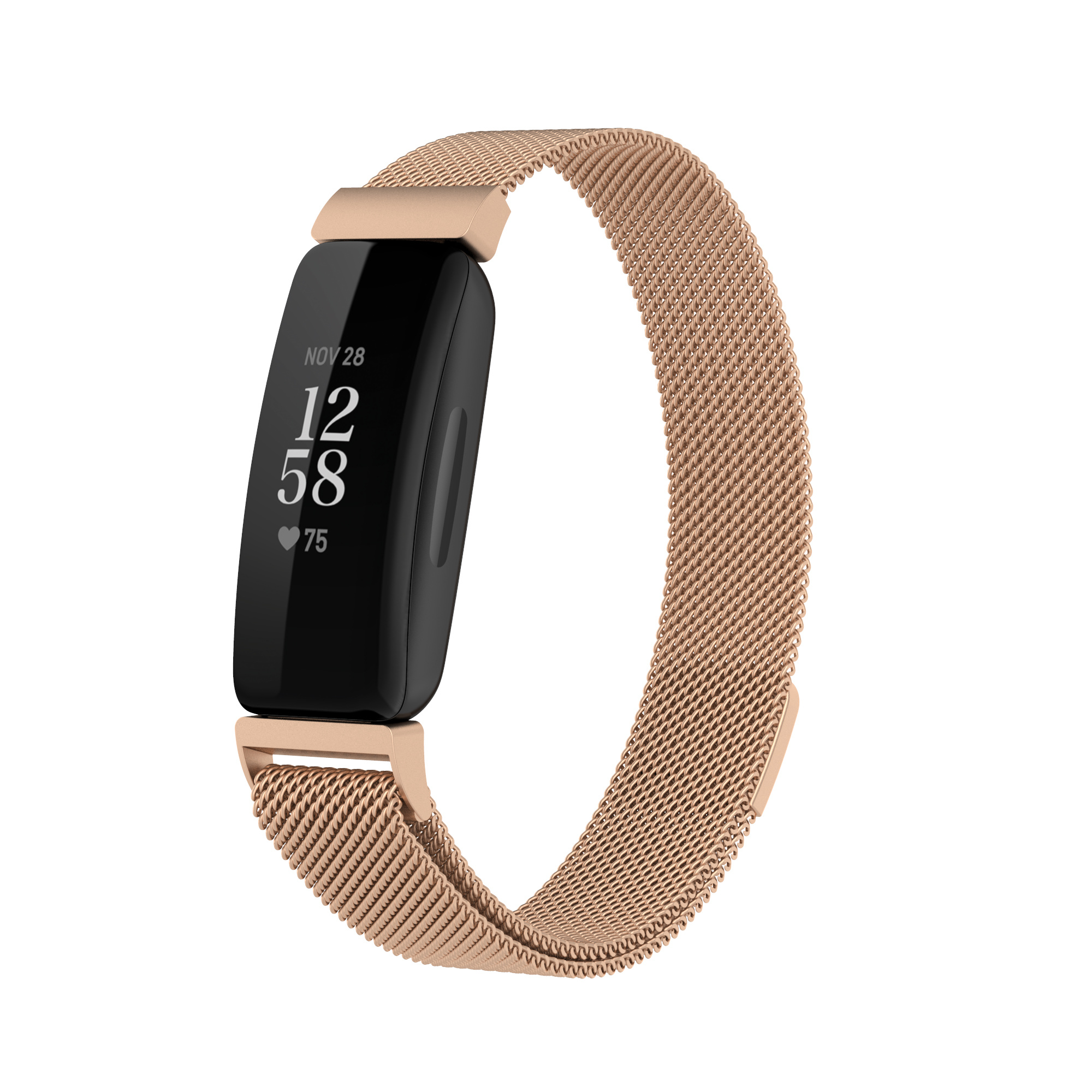 Bracelet milanais Fitbit Inspire 2 - champagne