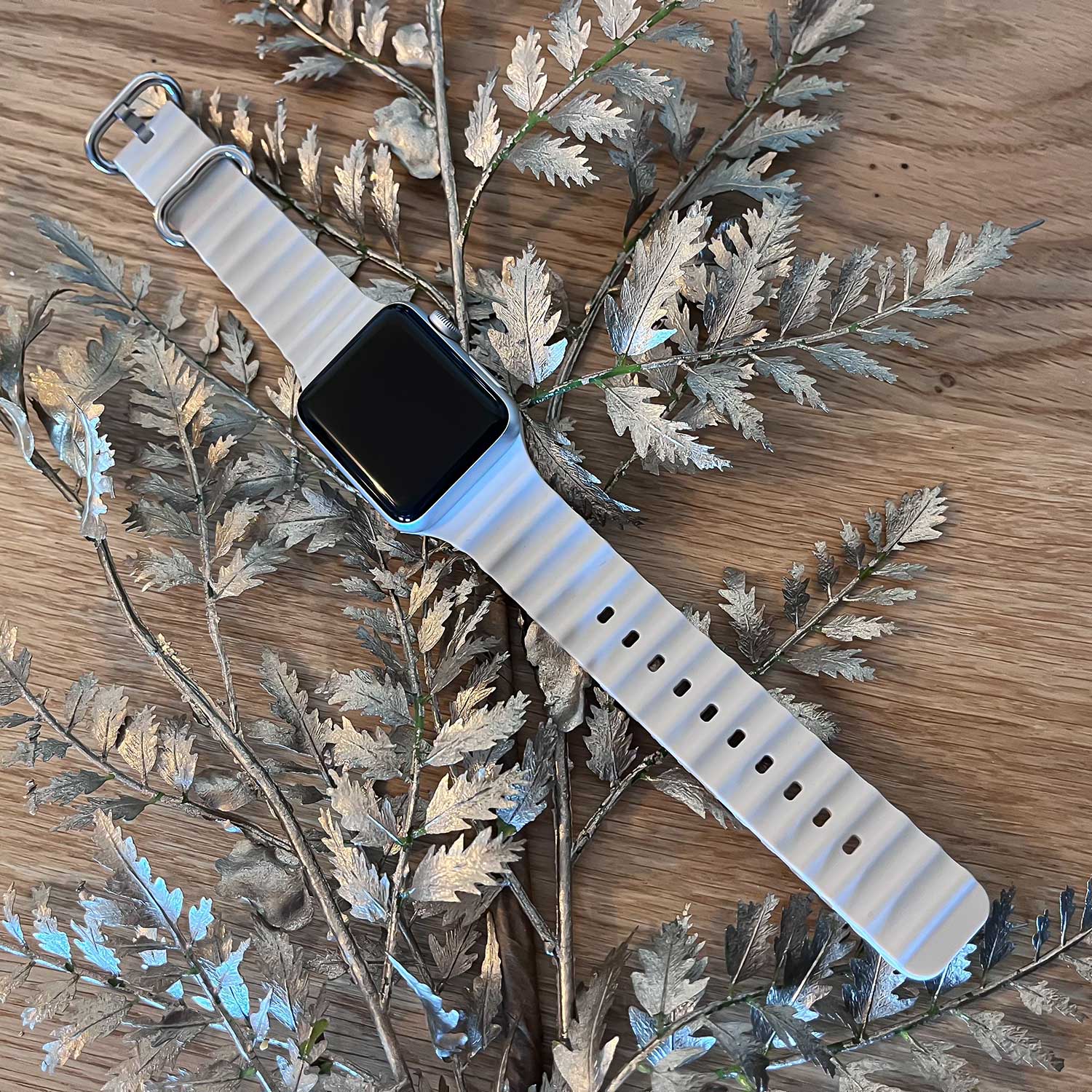 Bracelet sport Océan Apple Watch - lumière stellaire