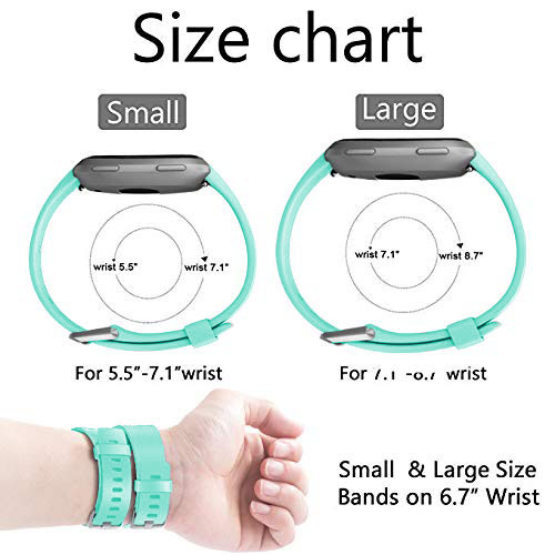 Bracelet sport Fitbit Versa - bleu plus