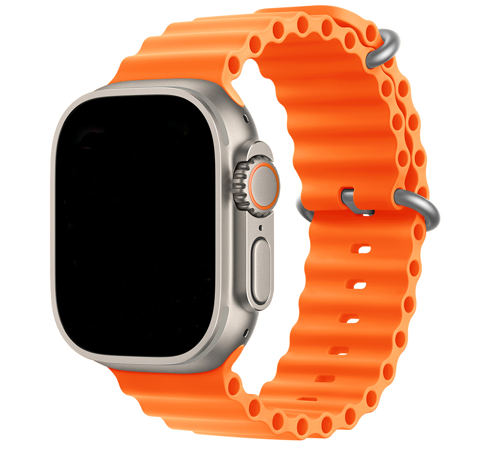 Orange Apple Watch pack avantage - 3x