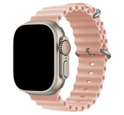 Bracelet sport Océan Apple Watch - sable rose