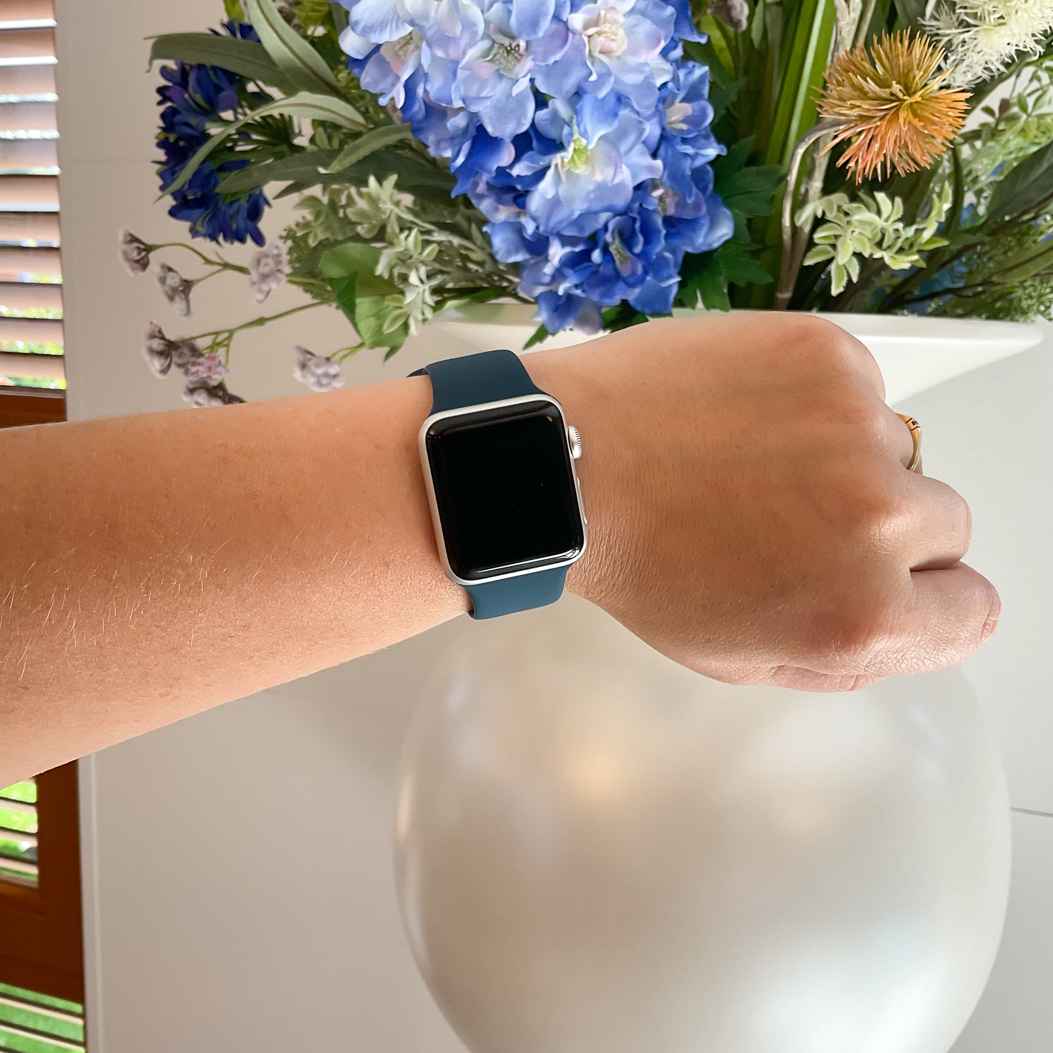 Bracelet sport Apple Watch - bleu abyssal
